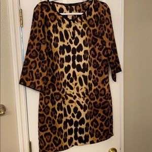 Zara Leopard dress